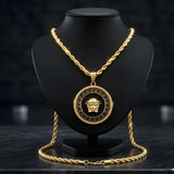 18K Gold Filled Iconic Pendant Necklace