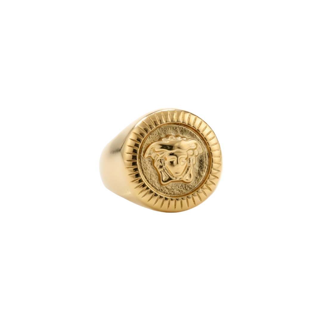 Gold Mythic Head Premium Ring – Bold Luxury Statement Jewelry for Men