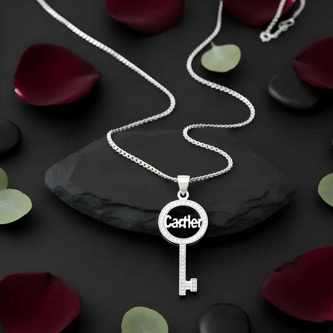 Sterling Silver & American Diamond Pendant