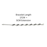 22CM Adjustable Link Chain Hawaiian Sterling Silver Ocean Dolphin Charm Bracelet – 925 Silver