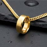Load image into Gallery viewer, 18K Gold Filled Cuban Link Chain with Ring