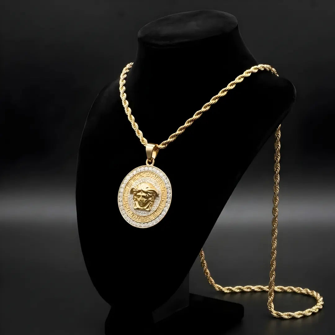 18K Gold Filled Iconic Pendant Necklace