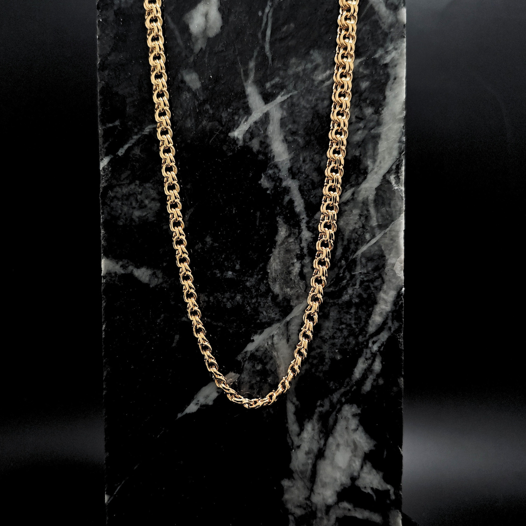 18K Rose Gold Filled Interlinked Chain