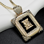 Load image into Gallery viewer, 14K Gold Filled Frame Pendant Necklace

