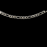 Load image into Gallery viewer, Silver Rhodium 4MM Figaro Chain
