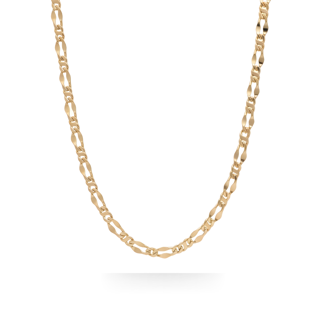 18K Rose Gold Filled Large Lip Links Chain