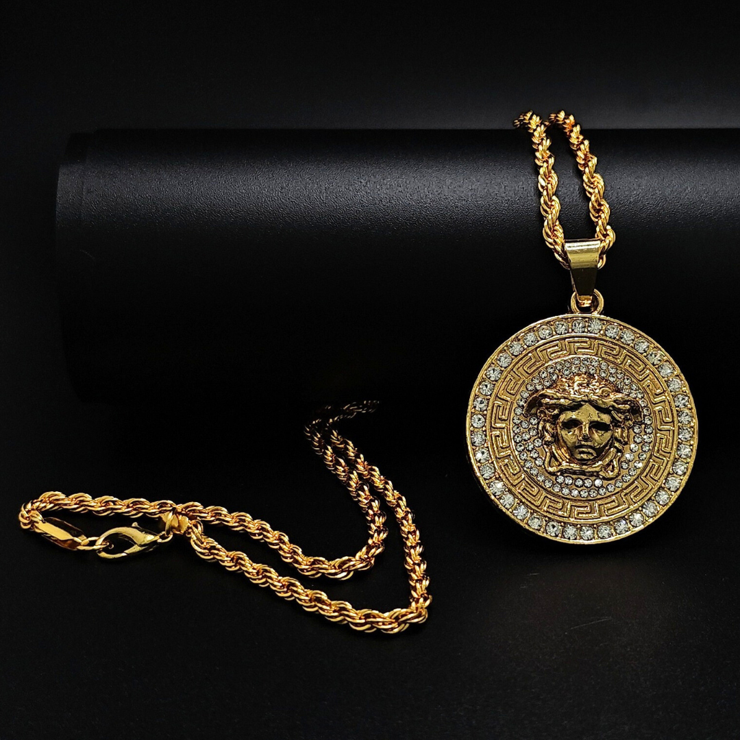 18K Gold Filled Iconic Pendant Necklace