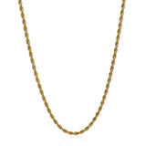 60CM x 5MM 18K Gold Filled Rope Chain – Tarnish-Proof  Unisex Necklace