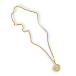 Load image into Gallery viewer, 18k Gold Filled Sovereign Pendant Necklace
