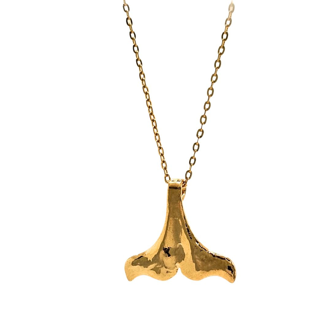 18K Gold Filled Fin pendant Necklace