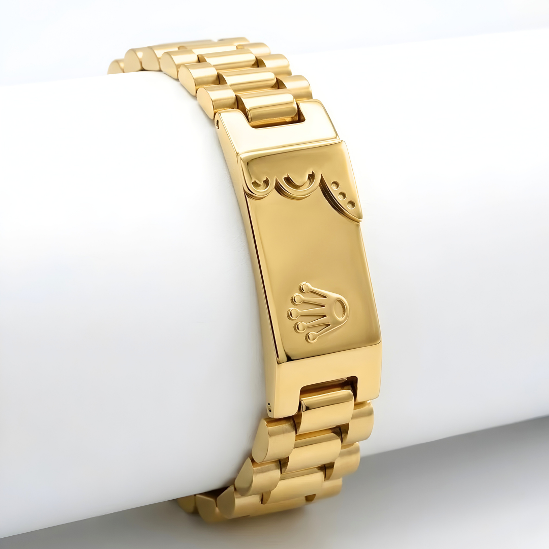Luxury 18K Gold Stainless Steel Tarnish Proof Bracelet