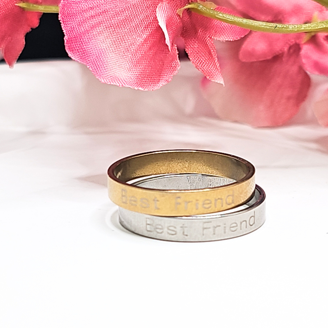 Friendship Rings in Gold & Silver Finish