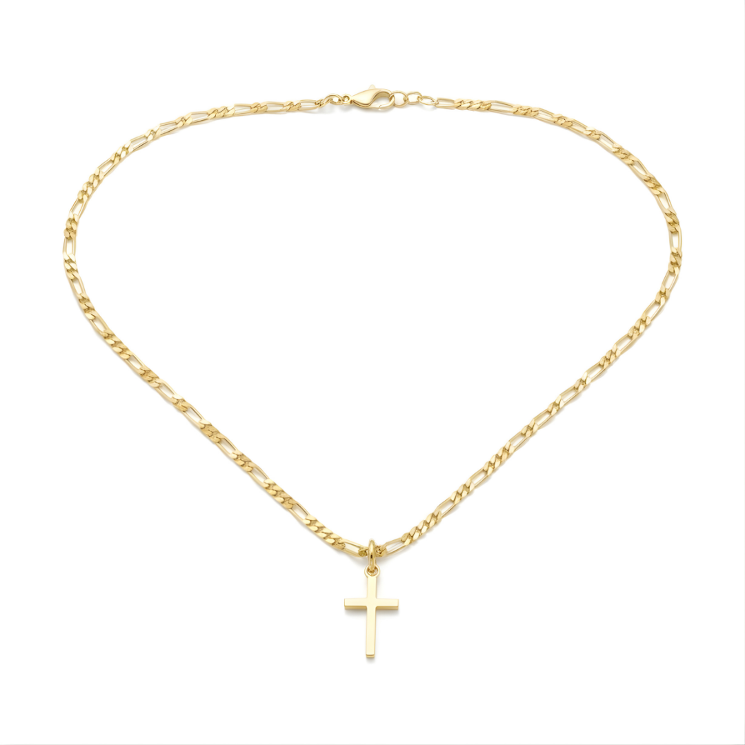 14K Gold Filled Cross Pendant Necklace