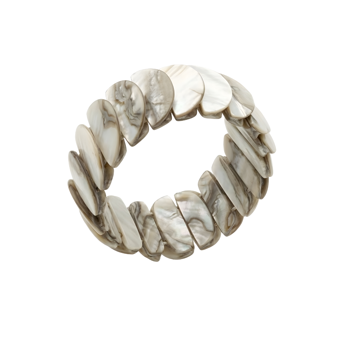 Brown Mother of Pearl Adjustable Bracelet