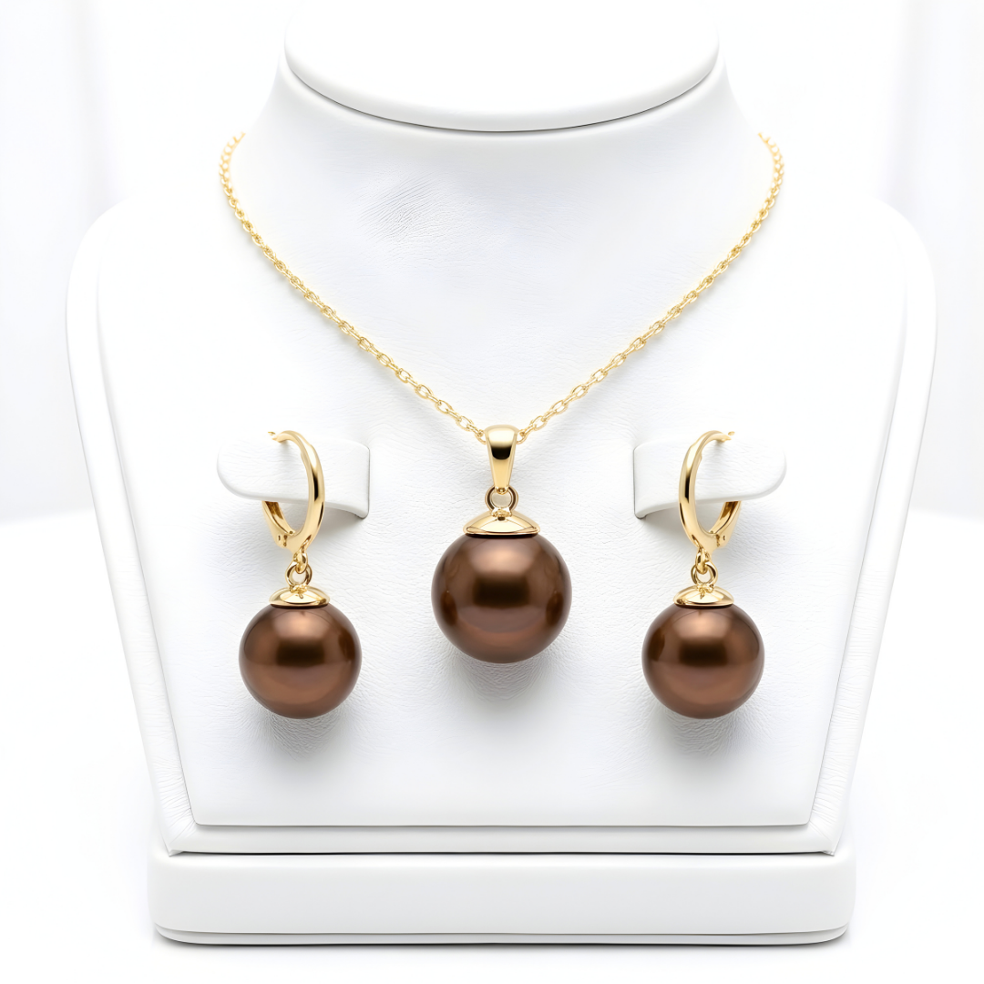 18K Gold Filled Hawaiian Pearl Sets