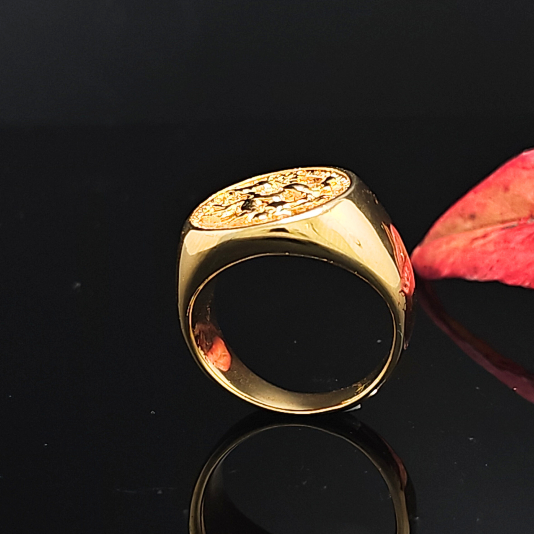 18K Gold Filled Sovereign Ring