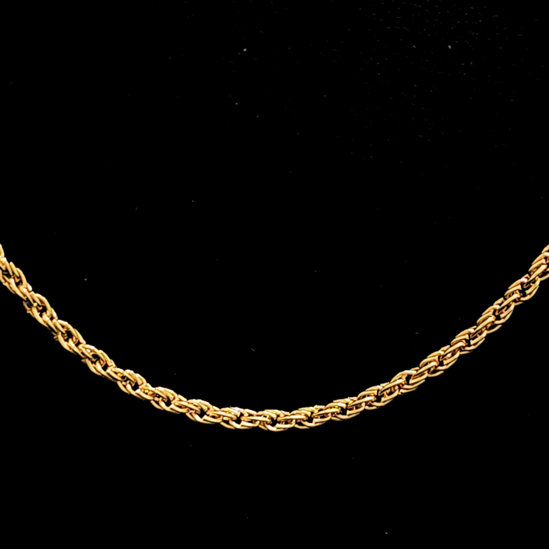 18K Gold Filled Rope Chain