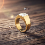 Load image into Gallery viewer, 18K Gold Filled Diamond Ring