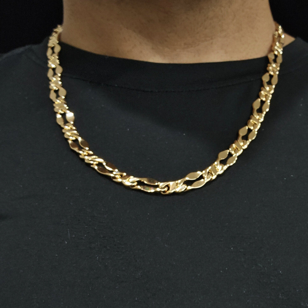 18K Rose Gold Filled Large Lip Links Chain