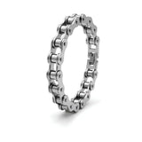 Bicycle Motorcycle Chain Bracelet – 21cm 12mm Industrial Roller Chain Link Bracelet in Gold & Silver for Men