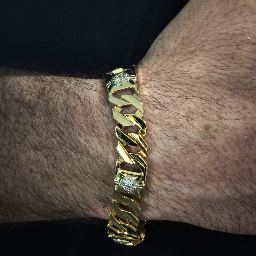 18K Gold Filled Cubic Zirconia Bracelet