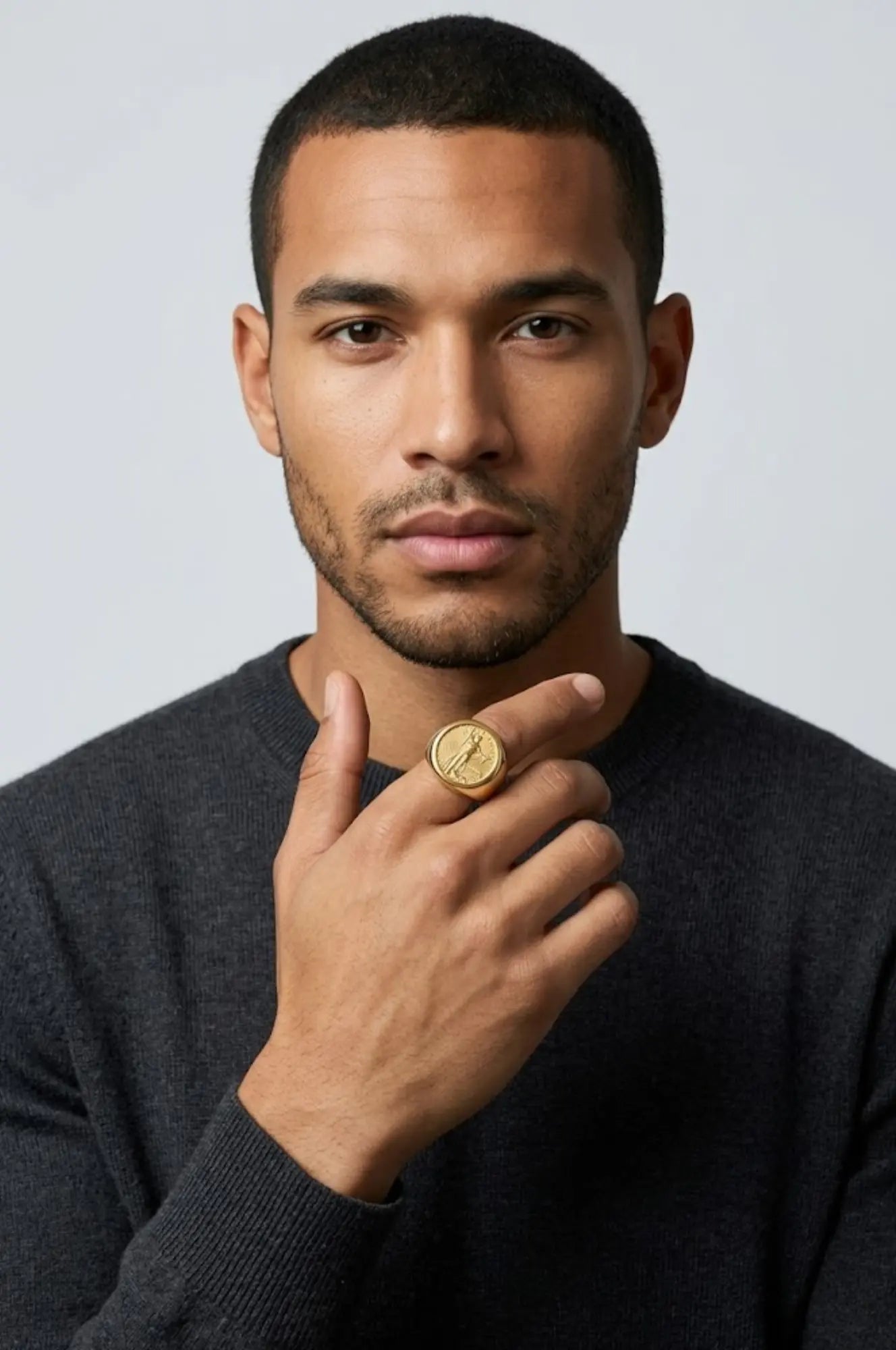 18K Gold Filled Liberty Coin Ring