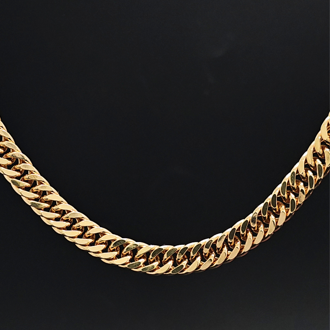 18K Rose Gold Filled Cuban Link Chain