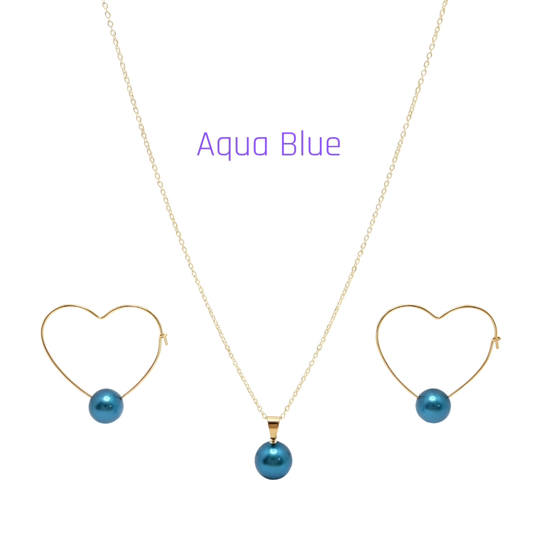 18K Gold Filled Hawaiian Pearl Sets