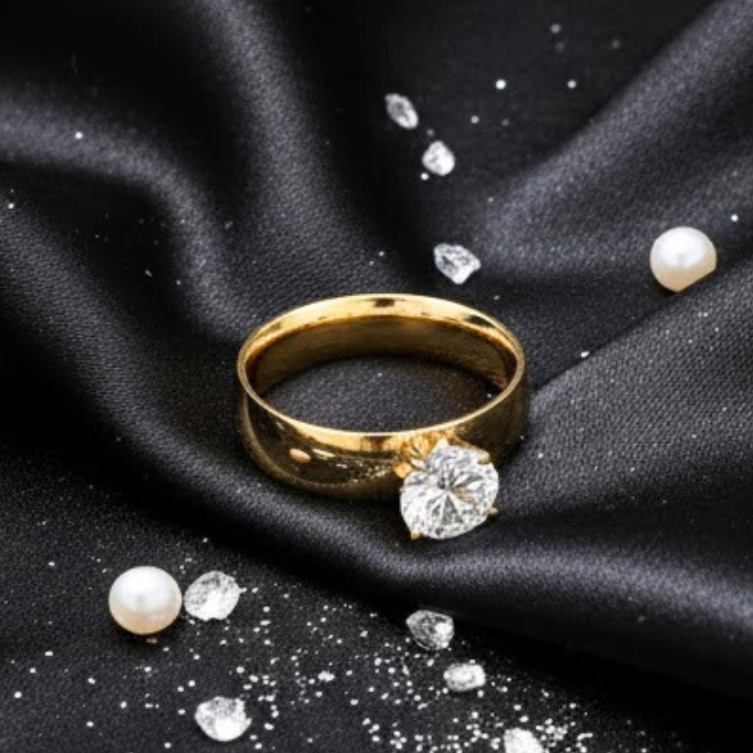 18K Gold Filled Women’s Diamond Ring
