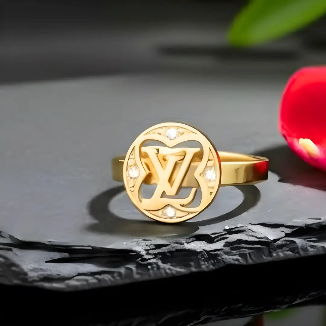 18K Gold Filled Luxury Statement Diamond Ring