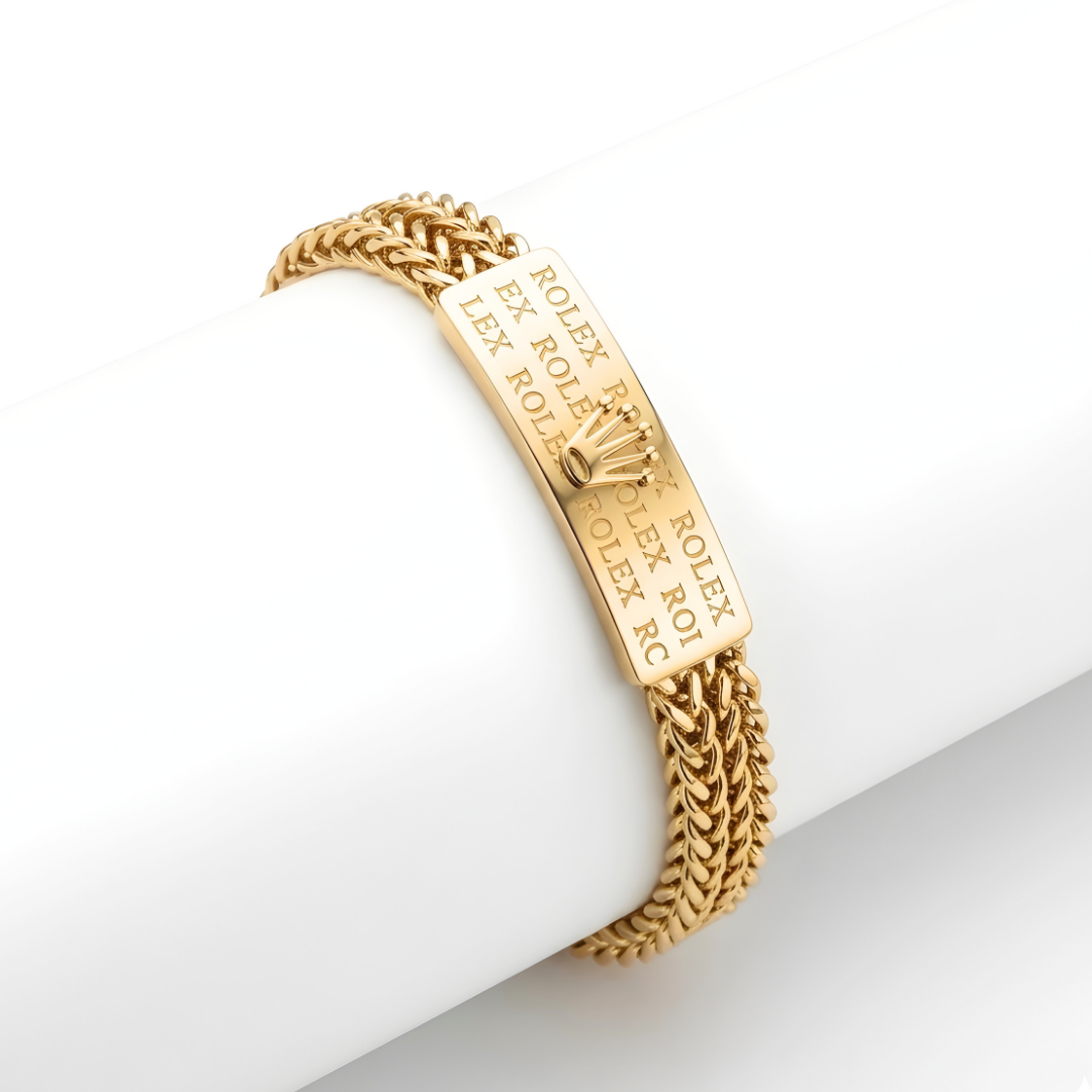 Luxury Stainless Steel Iconic Bracelet 22cm x 15mm