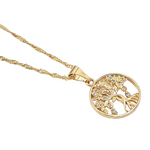 Load image into Gallery viewer, 18K Gold Filled Tree of LIFE Necklace
