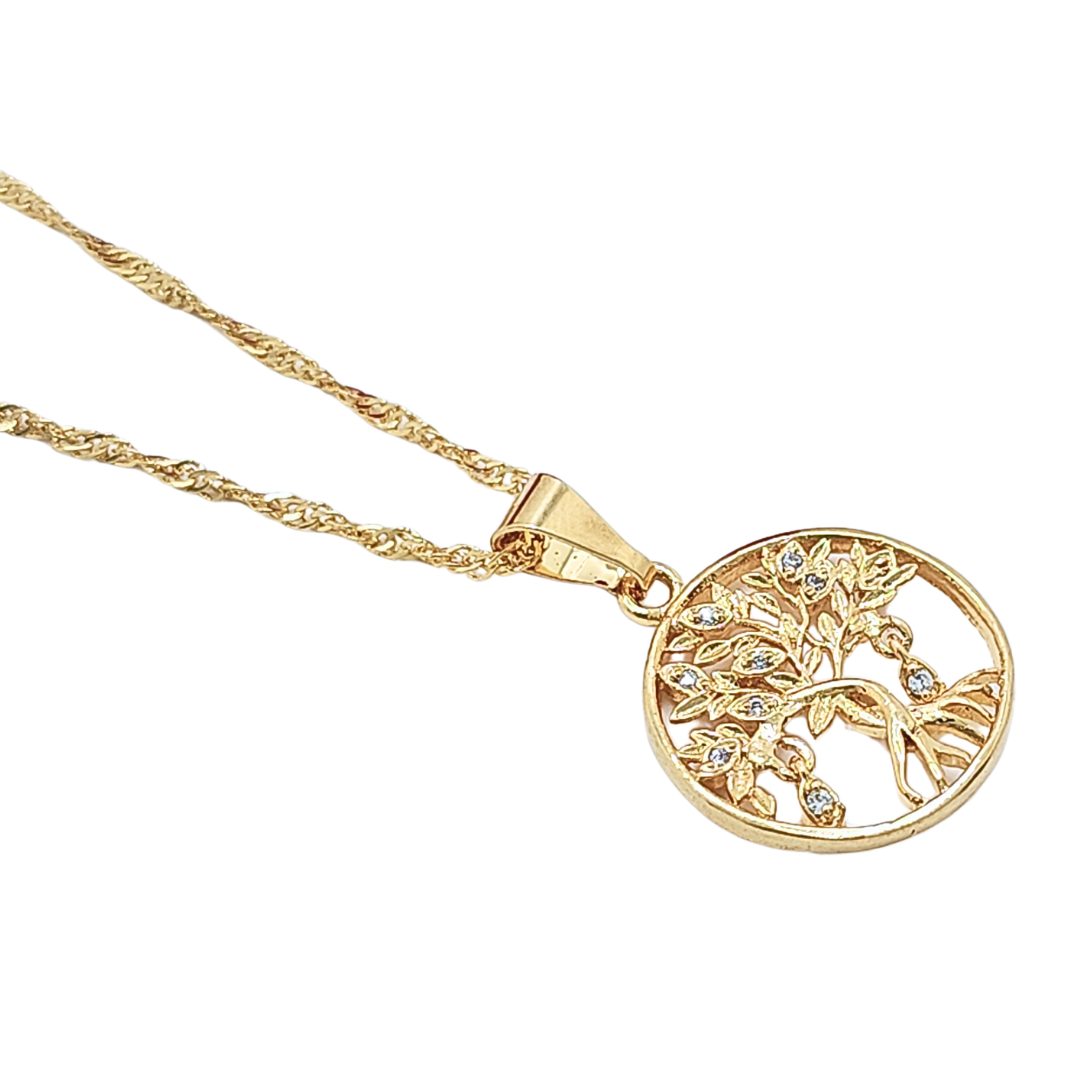 18K Gold Filled Tree of LIFE Necklace
