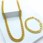 Load image into Gallery viewer, 14K Gold Filled Cuban Link Chain &amp; Bracelet
