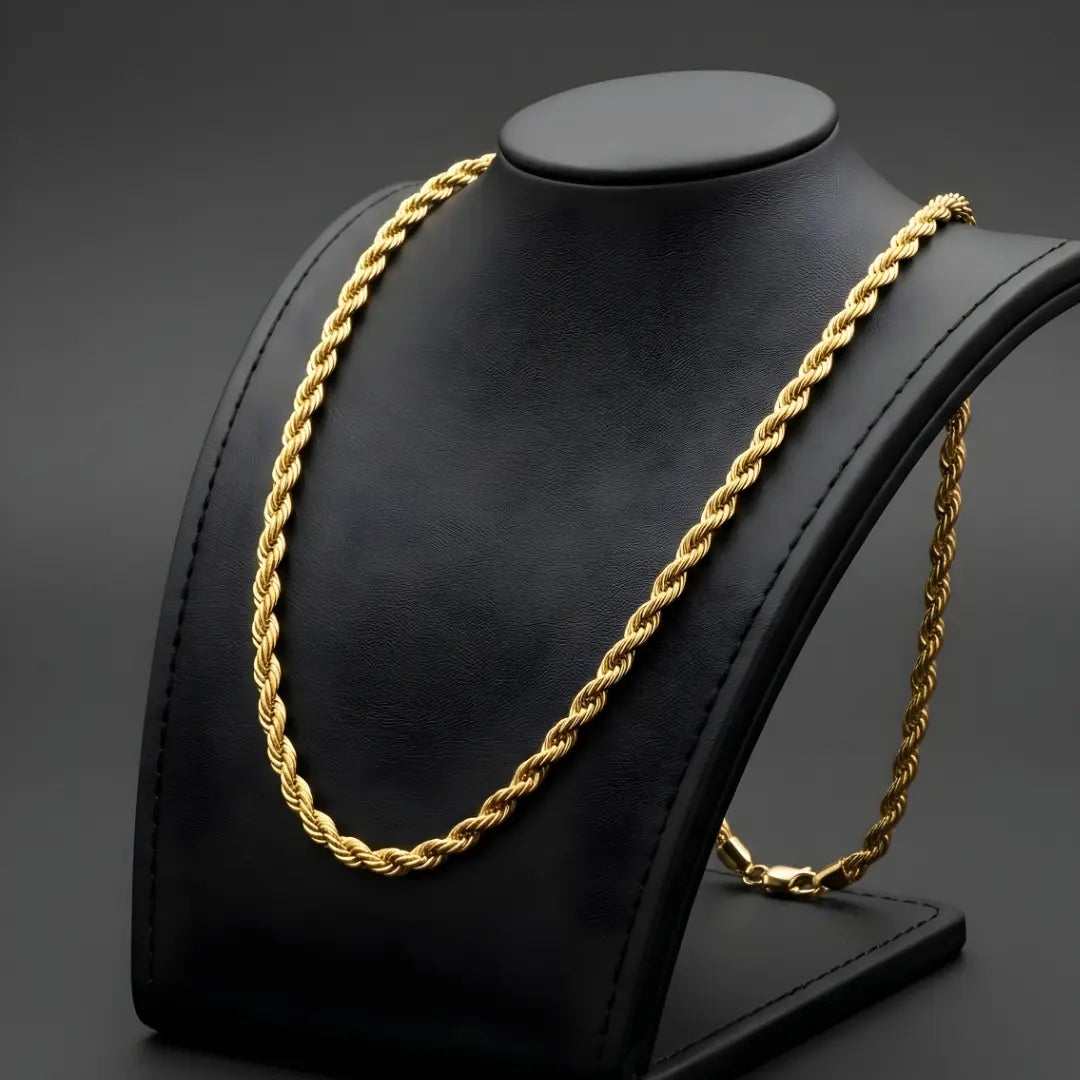18K Gold Filled Tarnish-Proof Rope Chain