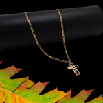 Load image into Gallery viewer, 18K Gold Filled Jesus Half Face Pendant Necklace
