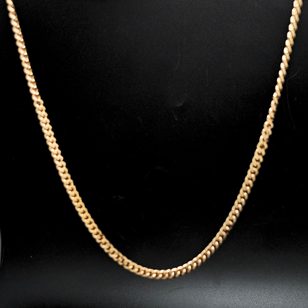 18K Rose Gold Filled Cuban Link Chain