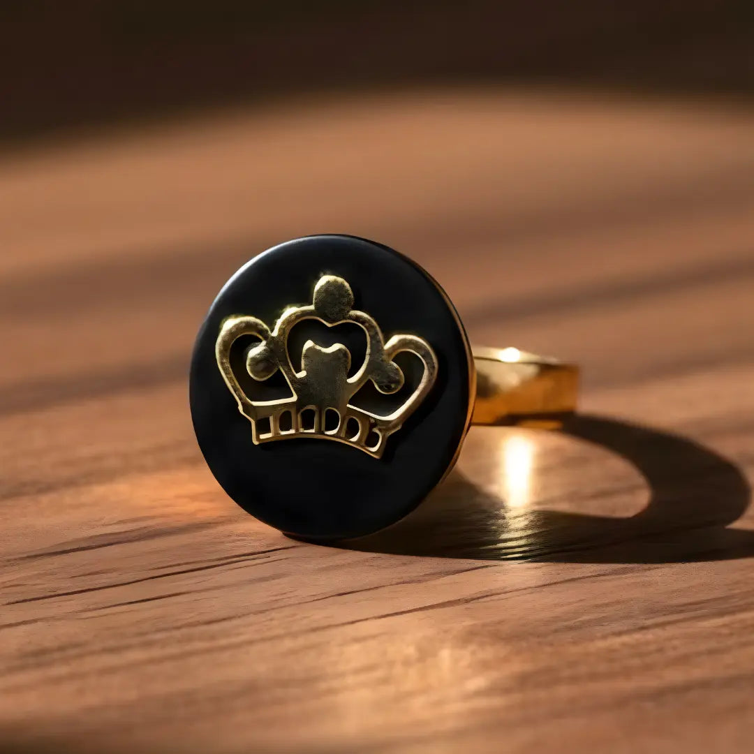 18k Gold Filled Crown Ring