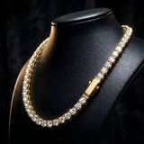 46Cm X 5MM 18K Gold Filled Tennis Chain – Tarnish-Proof Diamond Necklaces