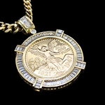 Load image into Gallery viewer, 14K Gold Filled 50 Peso Pendant Necklace
