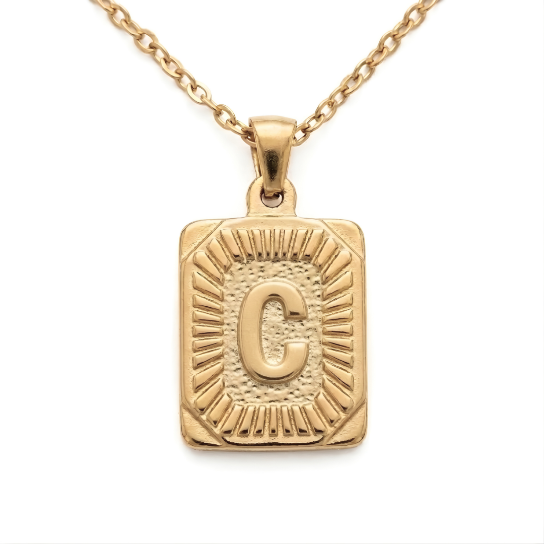 Alphabet Pendant Necklace A to Z