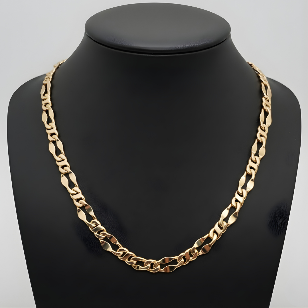 18K Rose Gold Filled Large Lip Links Chain
