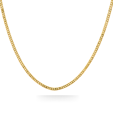 18K Gold Filled Curb Cuban Link Chain Necklace 50cm x 4mm