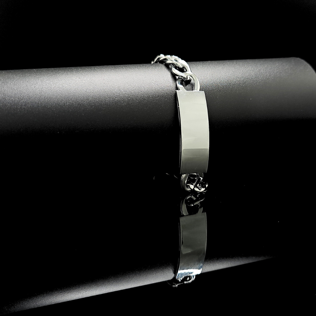 Stainless Steel Engravable ID Bracelet