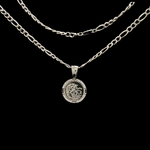 Load image into Gallery viewer, Silver Customized Full Sovereign Pendant Necklace
