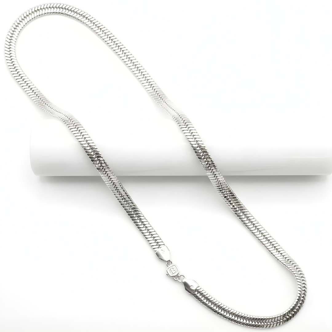 Silver Tarnish Proof Snake Chain 60cm x 8mm