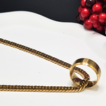 Load image into Gallery viewer, 18K Gold Filled Cuban Link Chain with Ring
