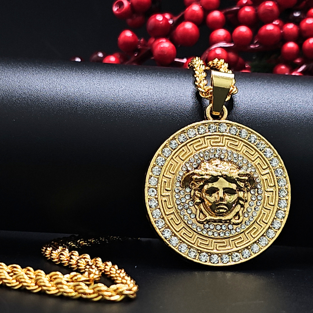 18K Gold Filled Iconic Pendant Necklace