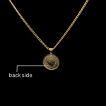 Load image into Gallery viewer, 18K Gold Filled Sovereign Pendant Embedded With CZ
