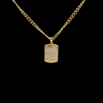 Load image into Gallery viewer, 18K Gold Filled World 100% Champion Pendant Necklace
